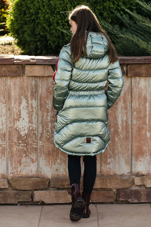 Пальто для девочки GnK С-687 фото